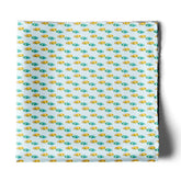 MINTY FISH SHOAL SILK POCKET SQUARE